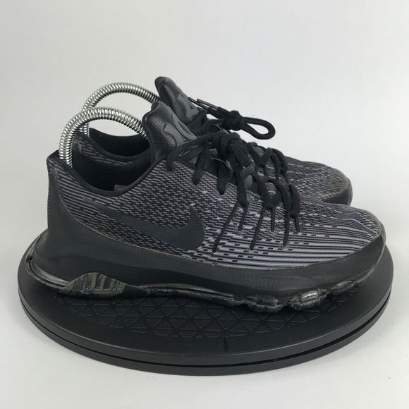Nike KD 8 Black/Gray Keving Durant Basketball Shoes 768867-001 Youth Size 5Y - Picture 4 of 12